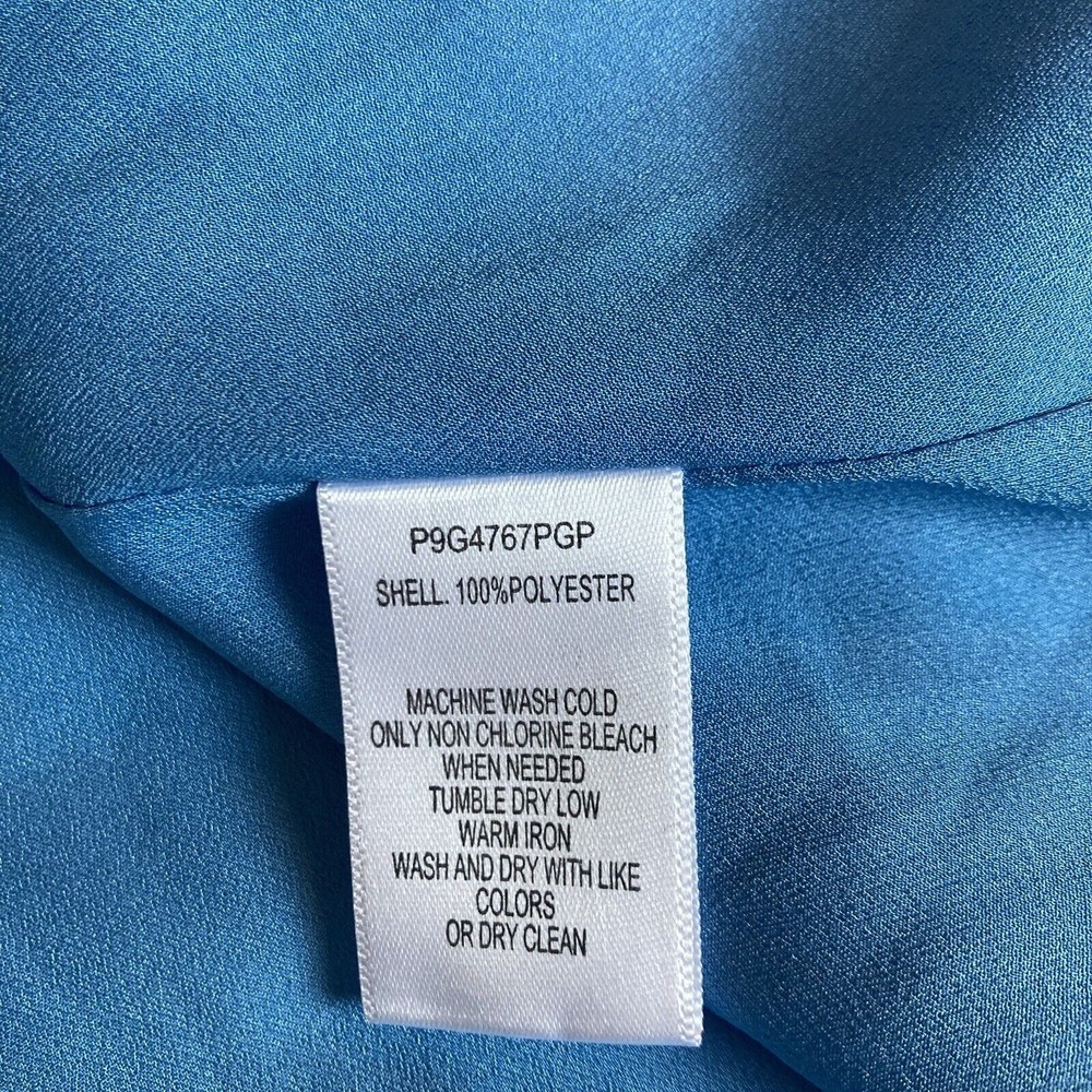 Parker Size Large Blue Floral Halter Mini Dress MSRP $338 NWOT - Picture 6 of 8
